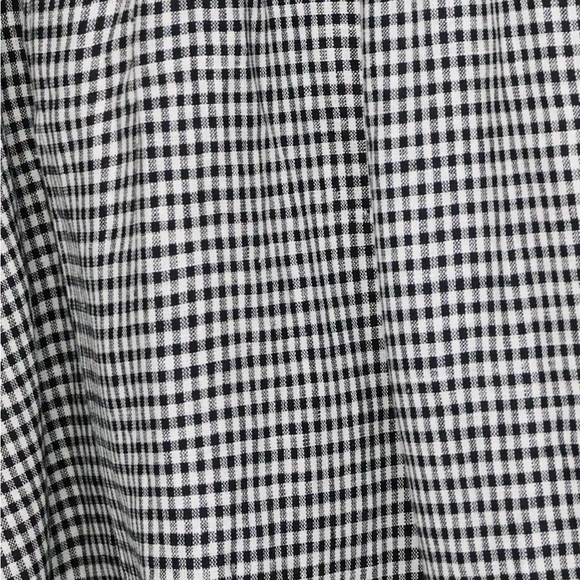 Reformation Balia Linen Dress Black and White Gingham XS / 0 - Picture 6 of 12